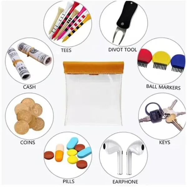 Golf Tee Pouch w/ Carabiner