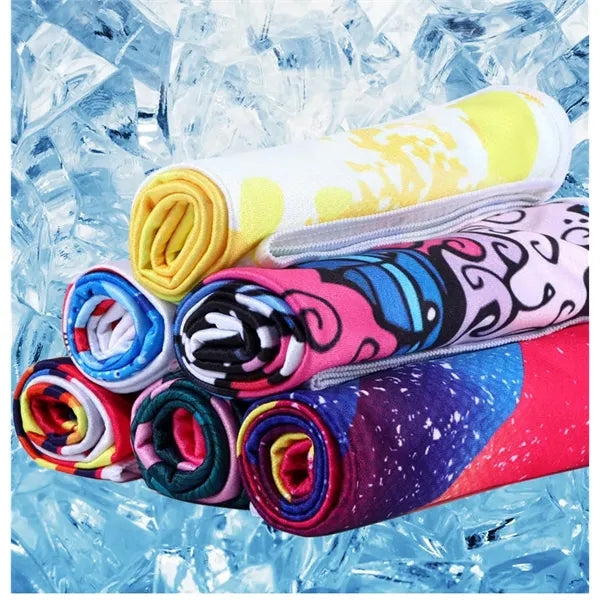 Quick Dry Double Layer Super Cooling Sport Towel 12"x30"