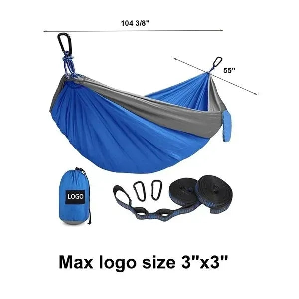Portable Nylon Parachute Camping Hammock