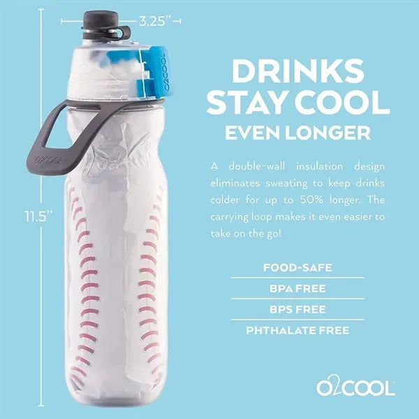 20 oz. 2-in-1 Misting Water Bottle