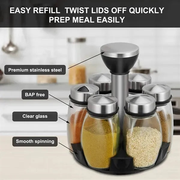 Revolving Spice Rack Organizer