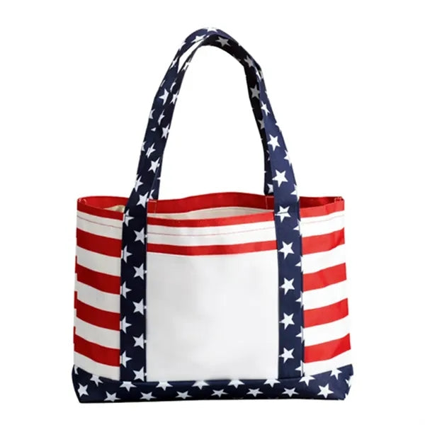Stars and Stripes Design Tote Bag