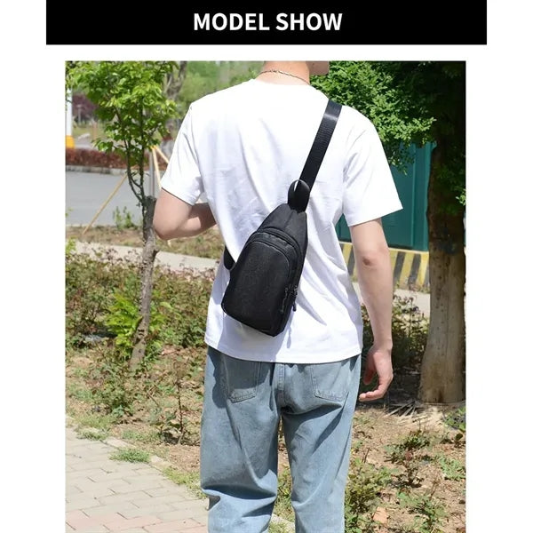 Travel Hiking Sling Crossbody Chest Daypack Fanny Pack Bag