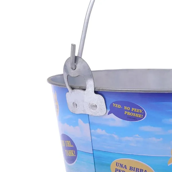 8L Handy Galvanized Ice Bucket