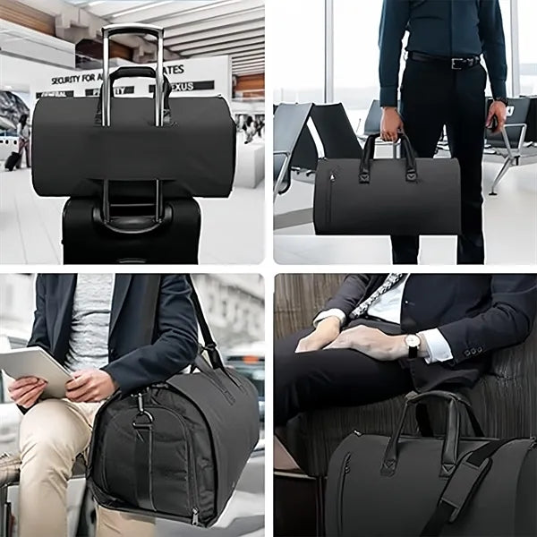 Garment Bag Travel Shoulder Strap Business Shoe Compartment