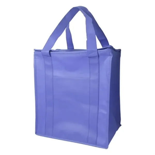 Cooler Tote Shopping Bag Non-Woven with Zipper