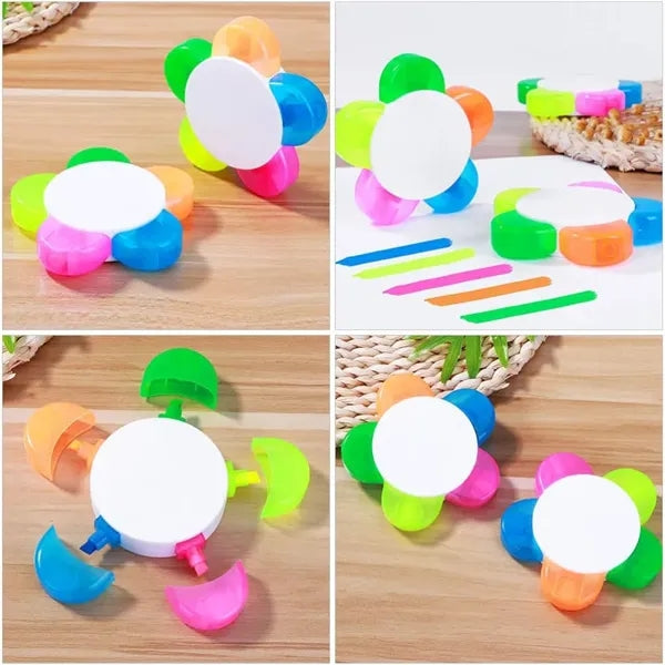 Flower Shaped 5-In-1 Highlighter