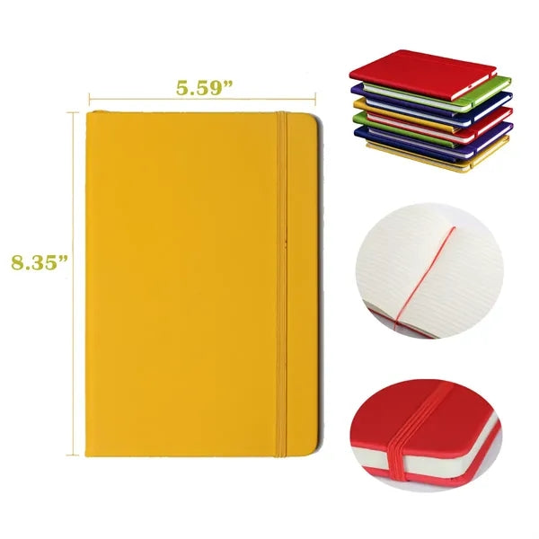 Simple Strap PU Business Notebook