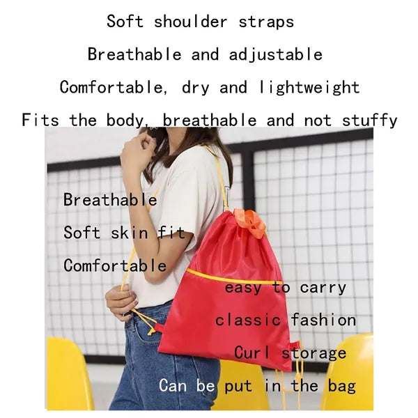 Drawstring Pocket Backpack
