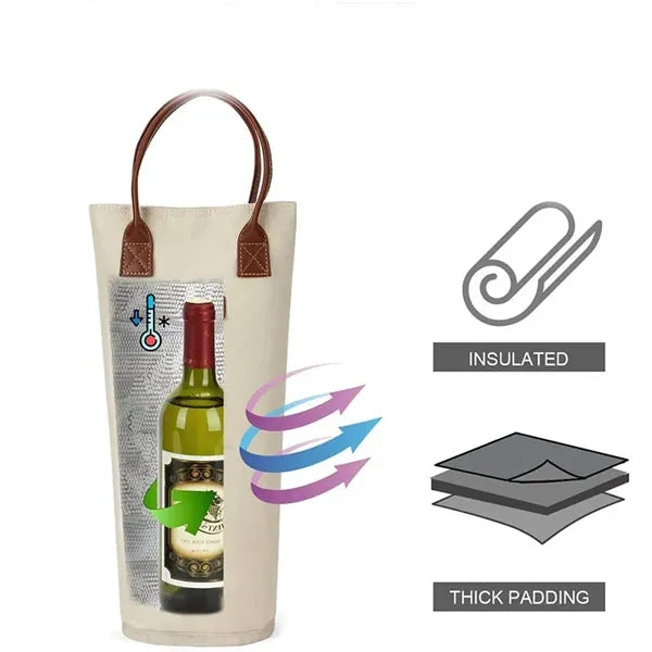 Single Wine Tote Bag