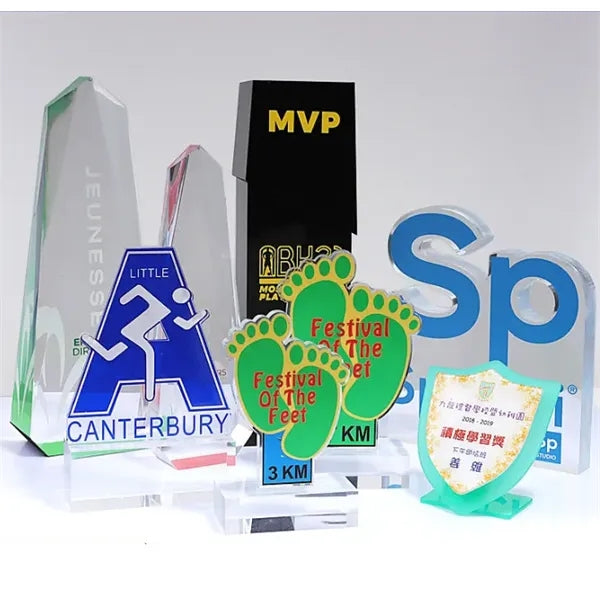 Solid Crystal Trophy