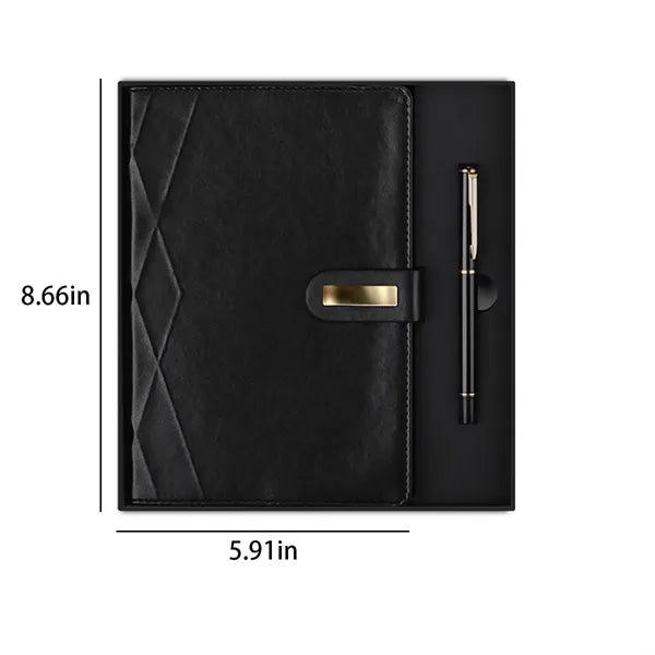 Notebook Ink Pen Ceremony Book Leather Hardcover Gift sets