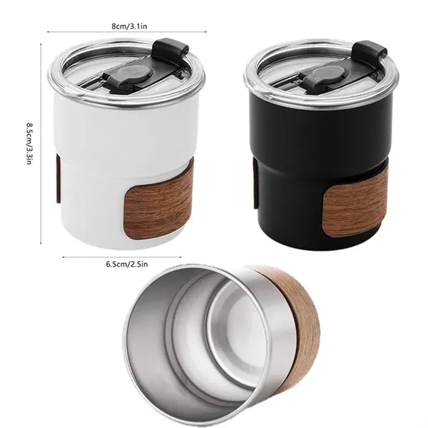 10oz Stainless Steel Camping Mug with Sleeve and Lid