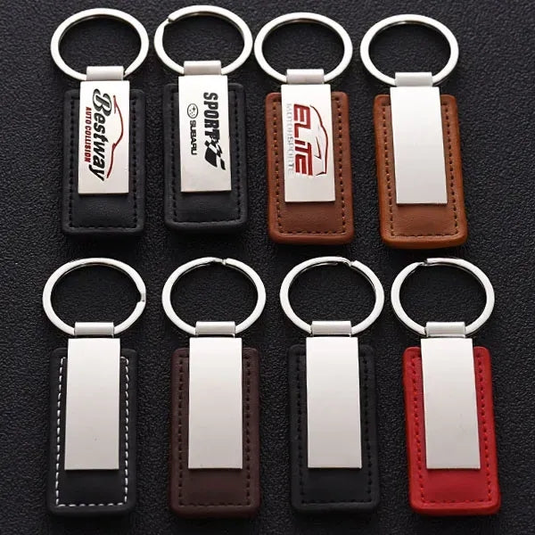 Leatherette Key Tags
