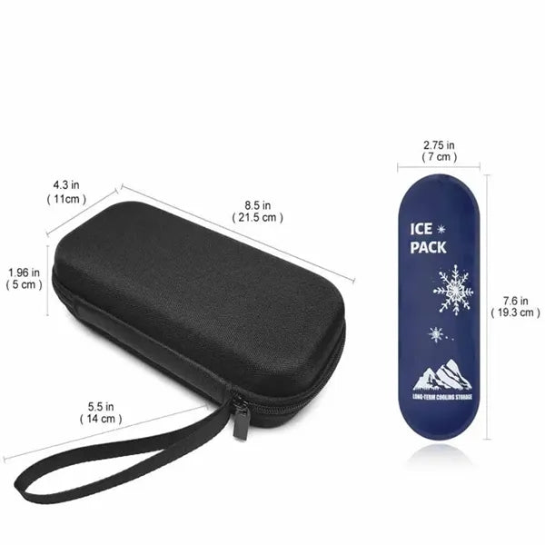 Medication Insulin Pen Storage Travel Cooler Case