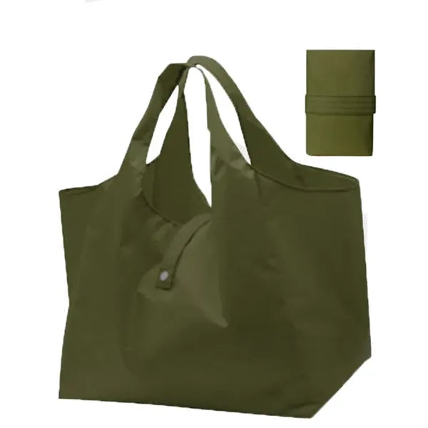 Water Resistant Folding Grocery Shopping Tote Bag