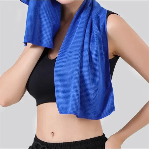Quick Dry Ice Cooler Towel w/ Container
