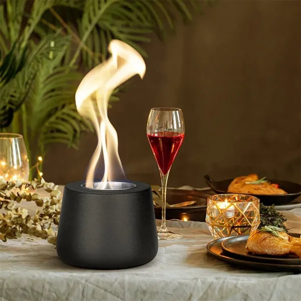 Portable Tabletop Fireplace, Indoor/Outdoor Use.