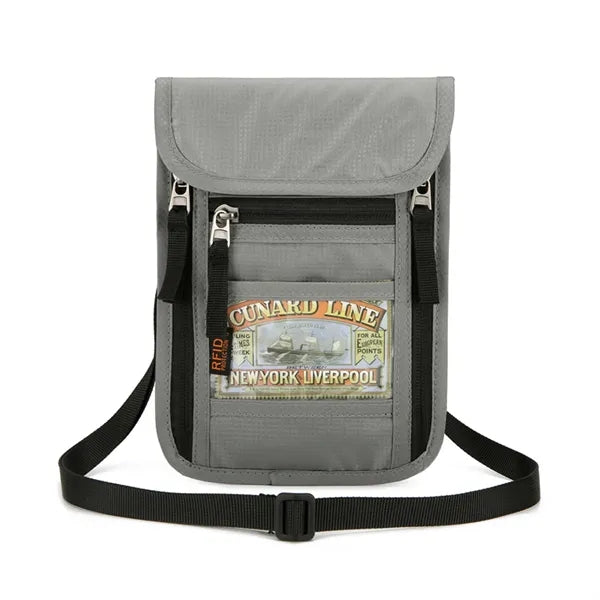 Secure Travel RFID-Blocking Neck Pouch