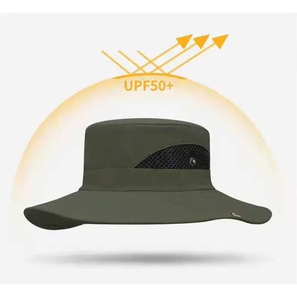 UPF 50+ Wide Brim Sun Hat