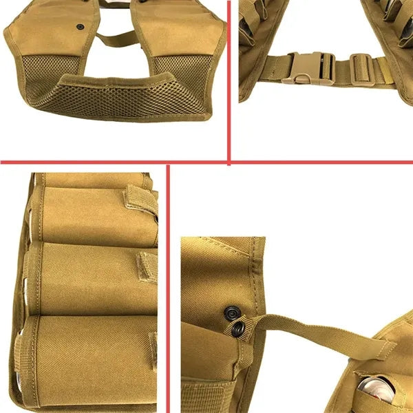 Adjustable Beer Holster 12 Pack Beverage Bag Drink Vest