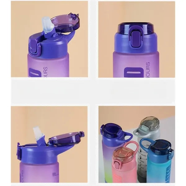 900ml Drinking Water Bottle with Times to Drink