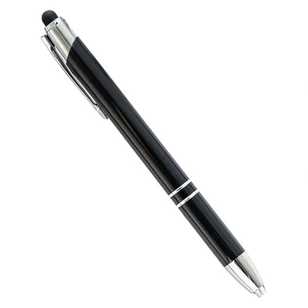 3-in-1 Customize Logo Light Aluminum Stylus Ballpoint pen