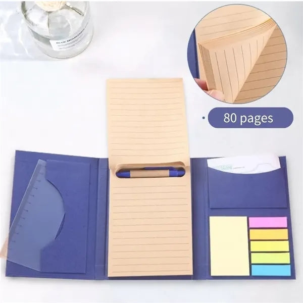 80 Pages Kraft Pocket Journal Notebook Paper Sticky Notes