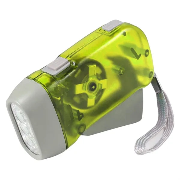Portable Hand Crank Flashlight