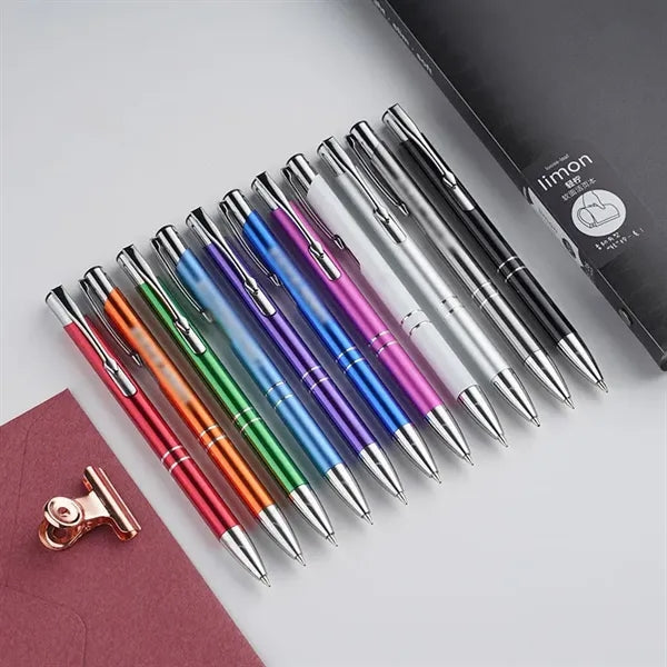 Ballpoint Pens Click Metal Rollerball Retractable Office