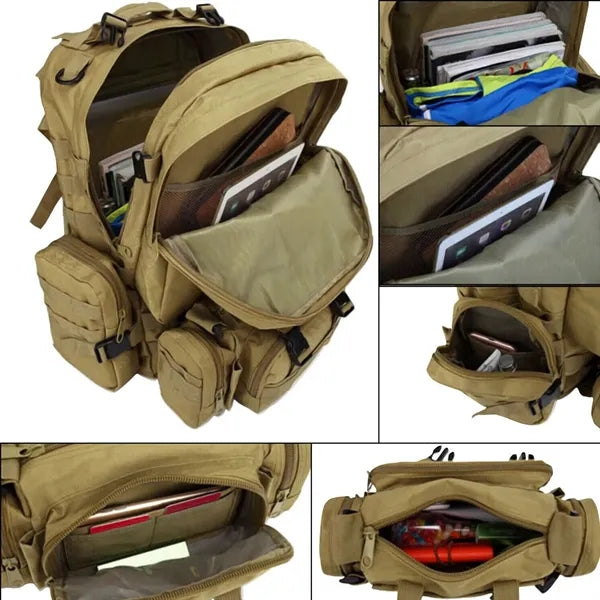Large Military Tactical Backpack for Men