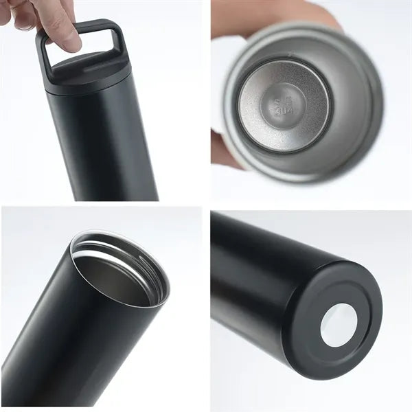 16oz Stainless Steel Water Bottle w/ Handle