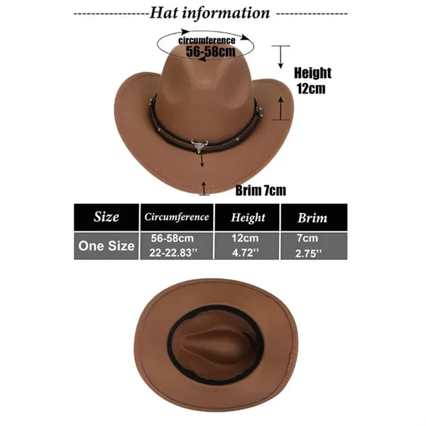Classic Western Cowboy Hat