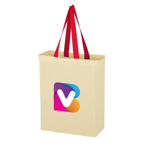 Full Color Natural Cotton Canvas Tote Bag