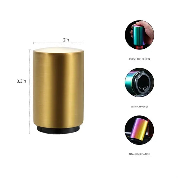 Stainless Steel Automatic Seamless Press Bottle Opener