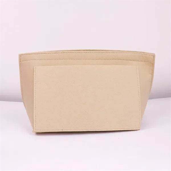 Felt Cosmetic Bag Insert Organizer 28X25X17CM