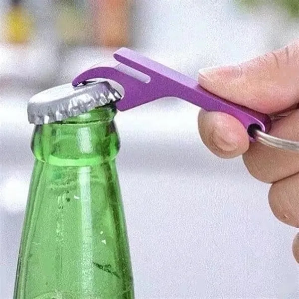 Classic Metal Bottle Opener Keychain