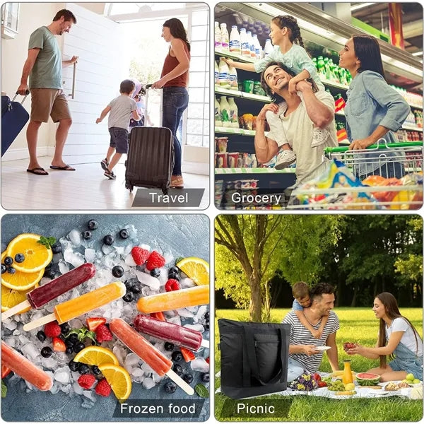 Large Insulated Grocery Cooler Bag