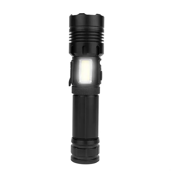 1200LM Metal Flashlight with 2000mAh Rechargeable Battery