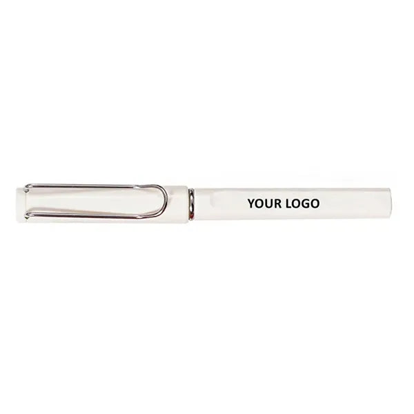 Executive ABS Gel Ink Pens w/Snap-On Caps & Pocket Clips