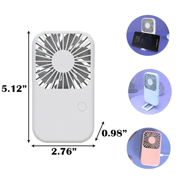 Square USB Portable Hand-Held Fan
