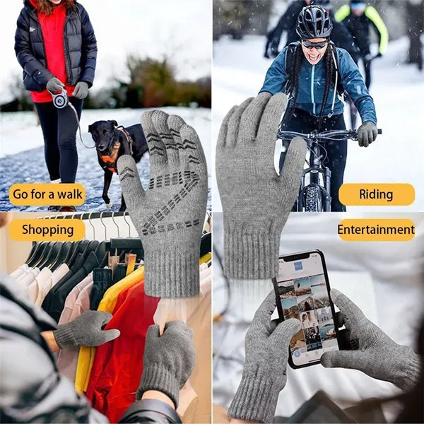 Warm Sports Knitted Gloves