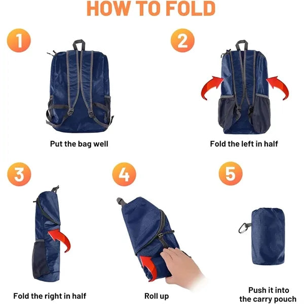 Hiking Backpack WaterProof Lightweight Packable Daypack