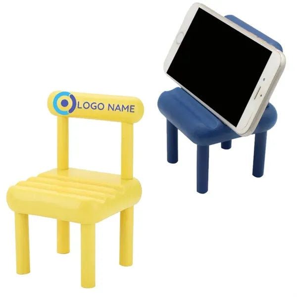 Plastic Mini chair stand gift phone holder