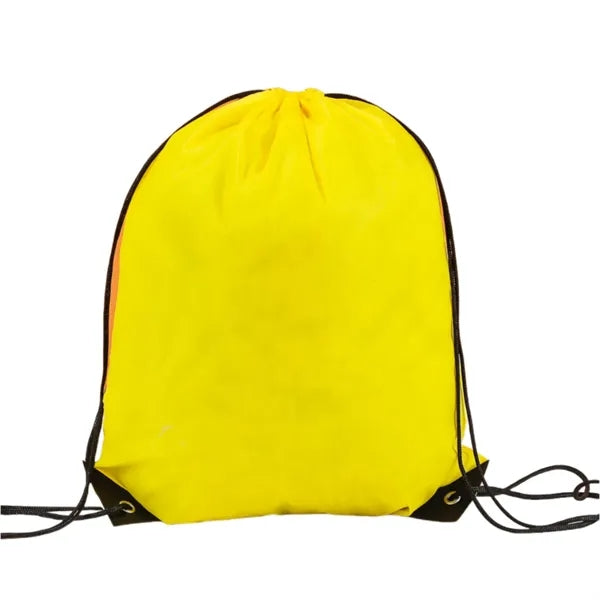 Colorful Polyester Sports Drawstring Backpacks