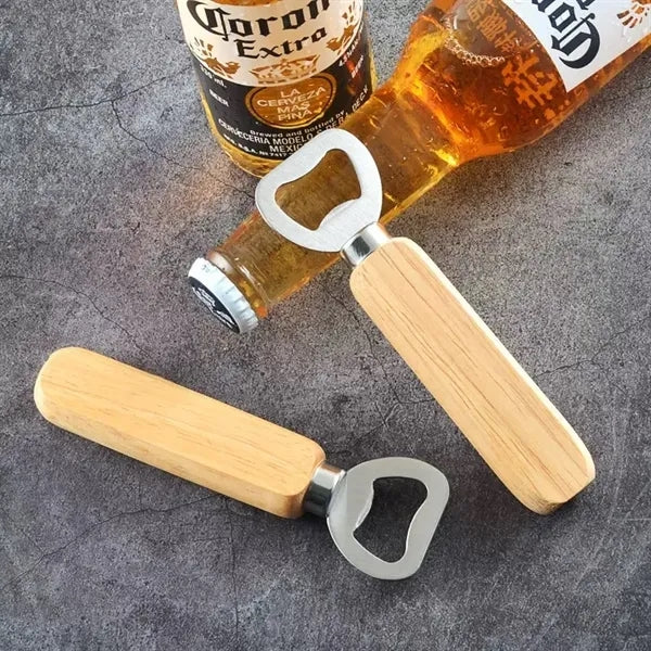 Wood Handle Beer Bottle Opener