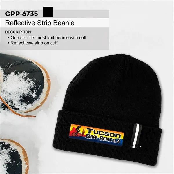 Reflective Strip Beanie