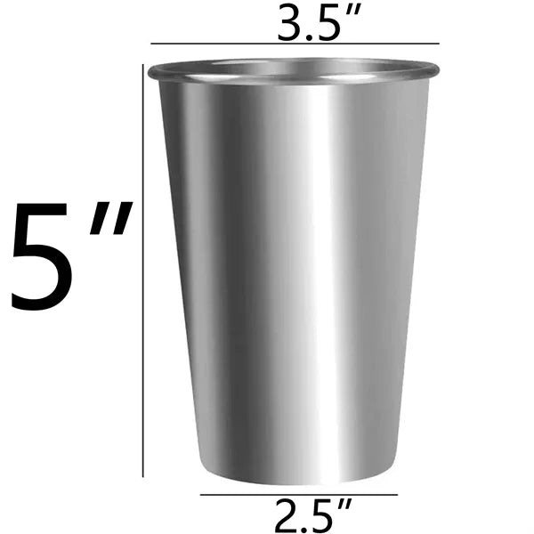 17OZ Stainless Steel Pint Cups