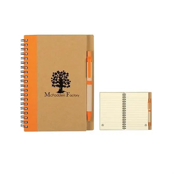 Spiral Ruled Notebook With Pen
