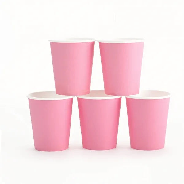Rainbow Art Party Paper Cup Multicolor Disposable Leak Proof